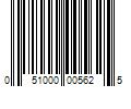 Barcode Image for UPC code 051000005625