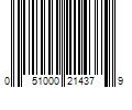 Barcode Image for UPC code 051000214379