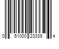 Barcode Image for UPC code 051000233394