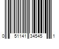 Barcode Image for UPC code 051141345451. Product Name: 3M Command Large Utility Hooks  White  Damage Free Decorating  6 Hooks and 12 Command Strips