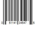 Barcode Image for UPC code 051141345475. Product Name: Command 3 lb. Medium White Designer Hook Value Pack (8 Hooks, 12 Strips)