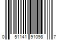 Barcode Image for UPC code 051141910987. Product Name: 3M Filtrete 20x20x1 Air Filter  MPR 1500 MERV 12  Advanced Allergen Reduction  1 Filter