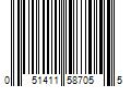 Barcode Image for UPC code 051411587055. Product Name: Halex 1/2 in. Electrical Metallic Tube (EMT) Type LB Set-Screw Conduit Body