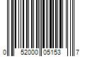 Barcode Image for UPC code 052000051537. Product Name: The Gatorade Co. Gatorade Fit Tropical Mango Sports Drink  16.9 fl oz  1 Count Bottle