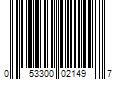 Barcode Image for UPC code 053300021497