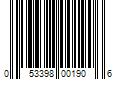 Barcode Image for UPC code 053398001906. Product Name: Pautzke Catfish Nectar Fish Attractant, Blue