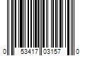 Barcode Image for UPC code 053417031570. Product Name: HARPER 400-lb 4-Wheel in Black | 278278