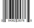 Barcode Image for UPC code 054362253765