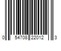 Barcode Image for UPC code 054708220123. Product Name: Origin 21 33-in x 64-in Gray Room Darkening Cordless Zebra Roller Shade | ZBRD3364G