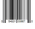 Barcode Image for UPC code 054831006670. Product Name: Owner Gorilla Hook (Pro Pack)  4/0  23-Pack