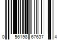Barcode Image for UPC code 056198676374. Product Name: Glidden Essentials 1 gal. White Flat Interior Paint