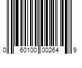 Barcode Image for UPC code 060100002649
