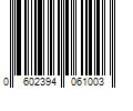 Barcode Image for UPC code 0602394061003