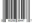 Barcode Image for UPC code 060258364477. Product Name: The Clorox Company Brita Premium Stainless Steel Leak Proof Filtered Water Bottle  Carbon  20 oz