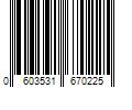 Barcode Image for UPC code 0603531670225. Product Name: Xoxo Luv by Xoxo EAU DE PARFUM SPRAY 1.7 OZ for WOMEN