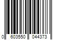 Barcode Image for UPC code 0603550044373. Product Name: ACADEMY PLASTICS 4437 1/144 F-4F Phantom II Multi-Colored