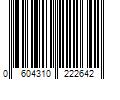 Barcode Image for UPC code 0604310222642