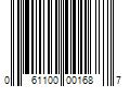 Barcode Image for UPC code 061100001687