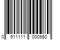 Barcode Image for UPC code 0611111000980