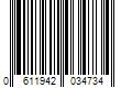 Barcode Image for UPC code 0611942034734. Product Name: Charlotte Pipe 3-in x 3-in x 2-in PVC DWV Reducing Sanitary Tee | PVC 00401 1400