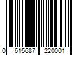 Barcode Image for UPC code 0615687220001. Product Name: Viking Electronics 25AE Surface Mount Speaker - 12 W RMS (25AE)