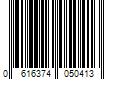 Barcode Image for UPC code 0616374050413