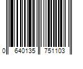 Barcode Image for UPC code 0640135751103