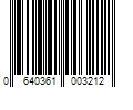 Barcode Image for UPC code 0640361003212