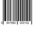 Barcode Image for UPC code 0641590000102. Product Name: True Blue 16" x 20" x 1" TrueBlue Merv 7 Furnace Filter
