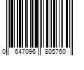 Barcode Image for UPC code 0647096805760. Product Name: Kreg Tool Inc Kreg SPS-C1-250 Zinc Pocket Screws  1-Inch #7 Coarse Thread  Pan-Head (250 Count)