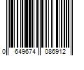 Barcode Image for UPC code 0649674086912. Product Name: KISS - EDGE FIXER WAX STICK JET BLACK