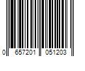 Barcode Image for UPC code 0657201051203. Product Name: L OrÃ©al Group L oreal Excellence Hicolor  Blond/Ash Highlights  1.2 Oz