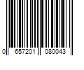 Barcode Image for UPC code 0657201080043. Product Name: L OrÃ©al Group L Oreal Effasol Color Remover 0.86 oz