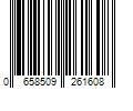 Barcode Image for UPC code 0658509261608. Product Name: ? Ashanti Naturals Ashanti Naturals- Shea Souffle Black Jack 8 oz