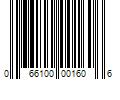 Barcode Image for UPC code 066100001606