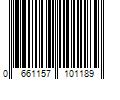 Barcode Image for UPC code 0661157101189. Product Name: Creative Images Adore Semi-Permanent Haircolor  {118} Off Black 4 oz