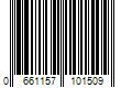 Barcode Image for UPC code 0661157101509. Product Name: Adore Semi-Permanent Haircolor #158 Mystic Gray 4 Ounce (118ml)