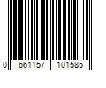 Barcode Image for UPC code 0661157101585. Product Name: Adore Semi-Permanent Haircolor #158 Mystic Gray 4 Ounce (118ml)