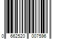 Barcode Image for UPC code 0662520007596. Product Name: ITW Brands PIN POWR HAMR 1   (Pack of 1)