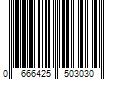 Barcode Image for UPC code 0666425503030. Product Name: Superstar Stabilized Cream Peroxide Developer 30V HC  32 oz