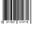 Barcode Image for UPC code 0671607014716. Product Name: Spectra Premium Mobility Solutions Spectra Premium TOP33A Steel Engine Oil Pan