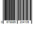 Barcode Image for UPC code 0678885204105. Product Name: BEHR PREMIUM 1 qt. White Semi-Gloss Enamel Interior/Exterior Cabinet, Door & Trim Paint
