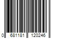 Barcode Image for UPC code 0681181120246. Product Name: HamiltonBuhl MPC-MS-2LV - Stereo Headphones with Volume Control