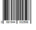 Barcode Image for UPC code 0681944002598. Product Name: Lagoon Sensilla Dark Grey Stackable Resin Outdoor Dining Chair (4-Pack)