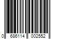 Barcode Image for UPC code 0686114002552. Product Name: Chemours Freon R134a for MVAC use in a 12-Ounce Self-Sealing Container  Pack of 3