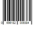 Barcode Image for UPC code 0696182009384. Product Name: allen + roth 2-ft x 3-ft Black Coir/Rubber Rectangular Indoor or Outdoor Welcome Door Mat | WG-JJ-2439-TIEMAT