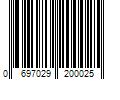 Barcode Image for UPC code 0697029200025. Product Name: Church & Dwight Co.  Inc. TheraBreath Overnight Mouthwash  Chamomile Mint Flavor  Alcohol Free  16 fl oz