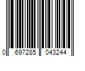 Barcode Image for UPC code 0697285043244. Product Name: SharkBite Max 1/2 in. Push-to-Connect x FIP Brass Adapter Fitting
