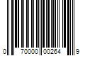 Barcode Image for UPC code 070000002649