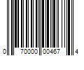Barcode Image for UPC code 070000004674